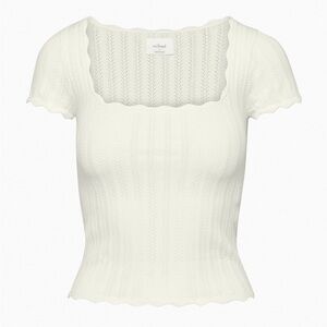 Wilfred Parcel Knit Top in Beige